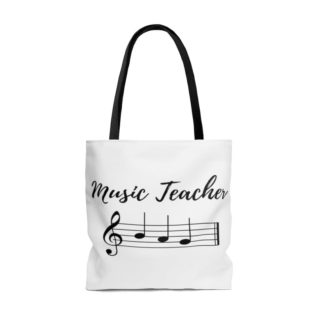 Music Teacher Bag Tote Bag | Music Gifts Depot