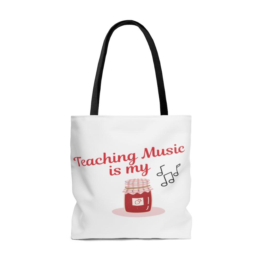 Teaching Music Is My Jam Tote Bag | Music Gifts Depot