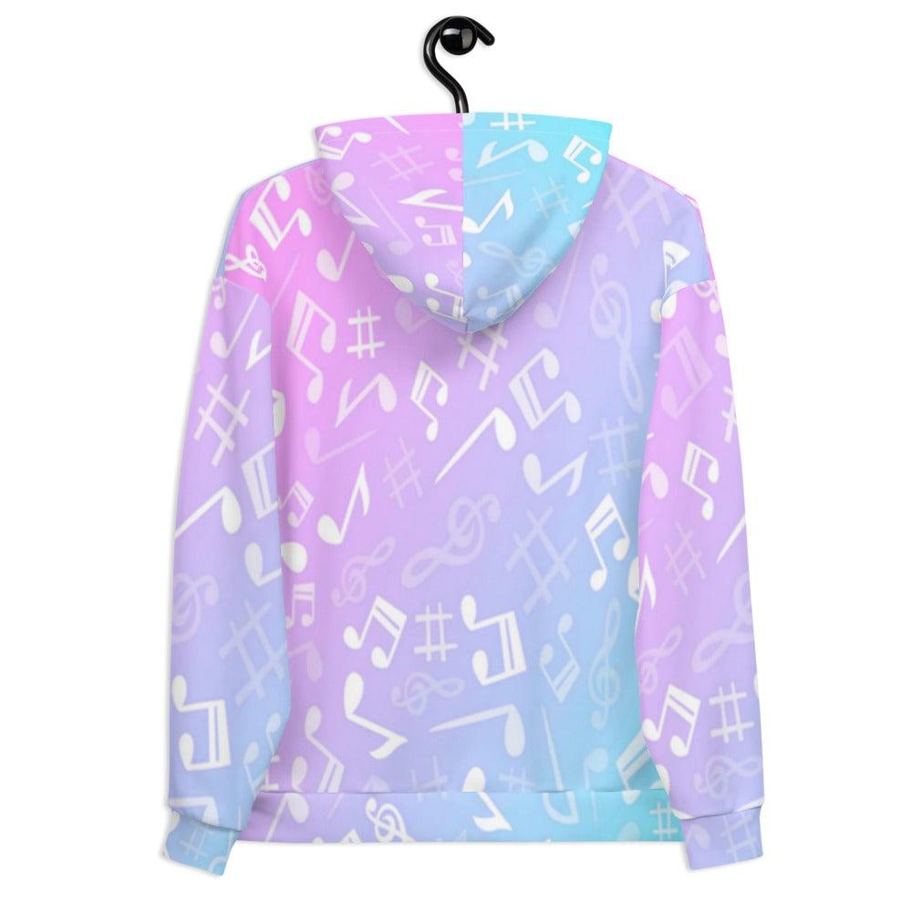 Colorful Music Note Hoodie - Music Gifts Depot