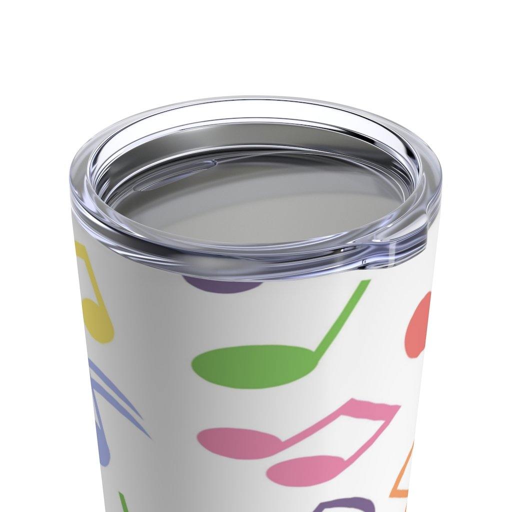 Colorful Music Note Tumbler 20oz - Music Gifts Depot