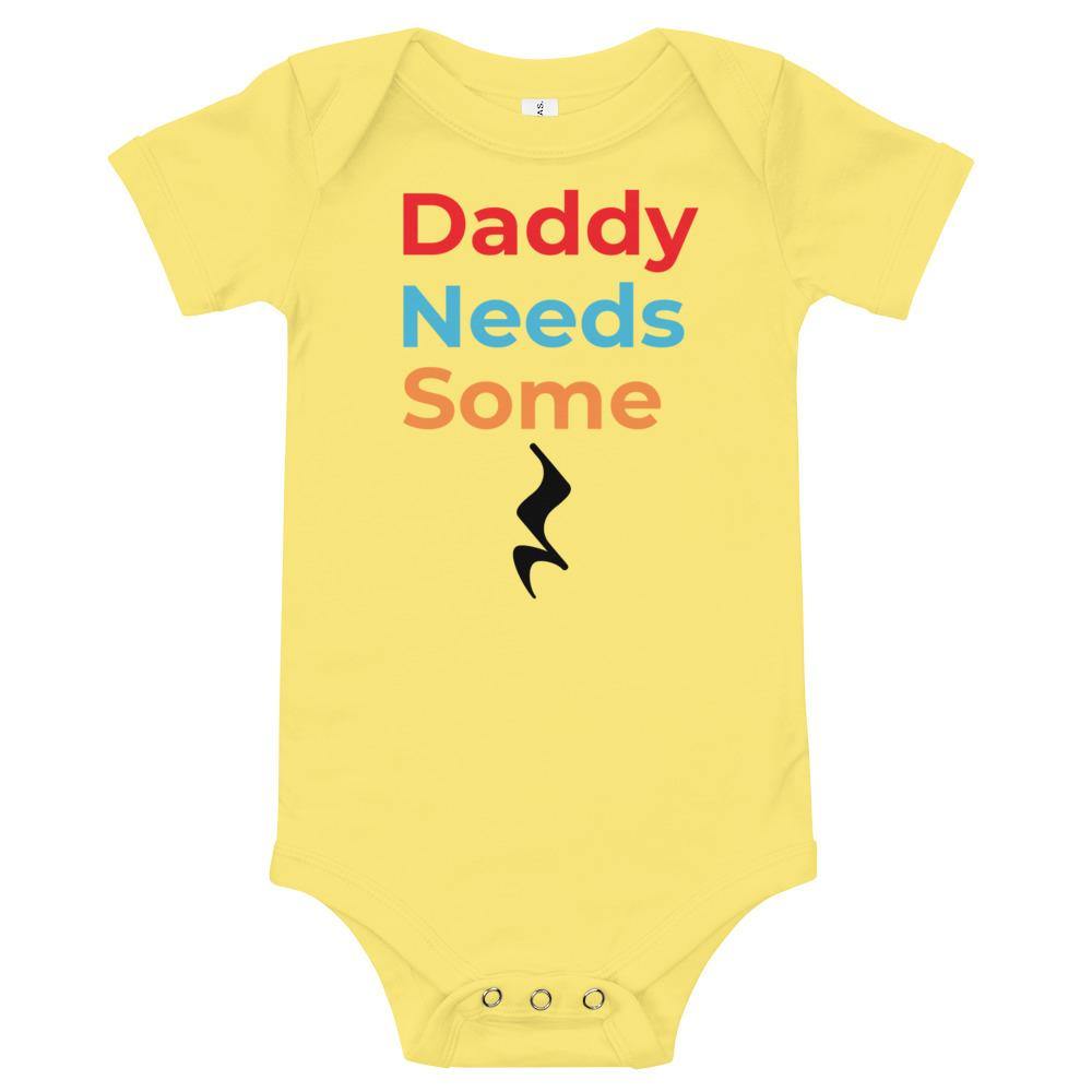 Daddy Needs Some Rest Music Baby short sleeve one piece - Music Gifts Depot
