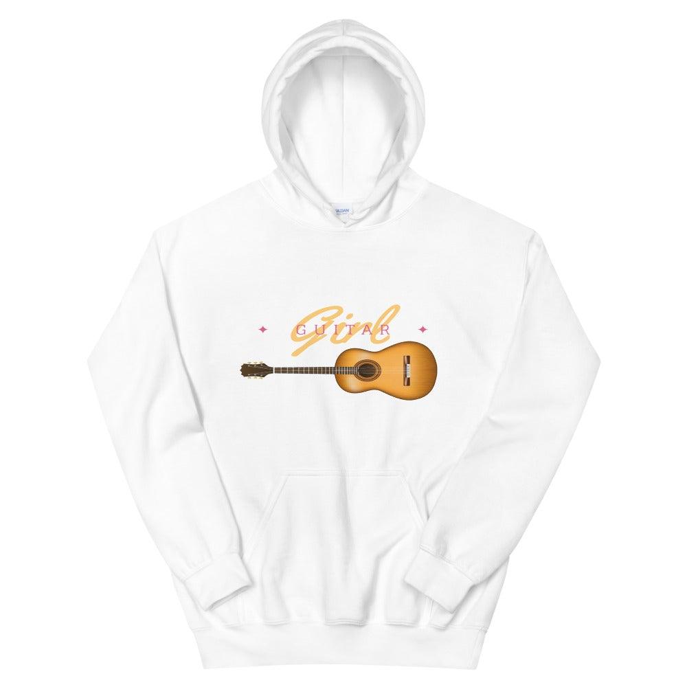 Guitar Girl Hoodie - Music Gifts Depot