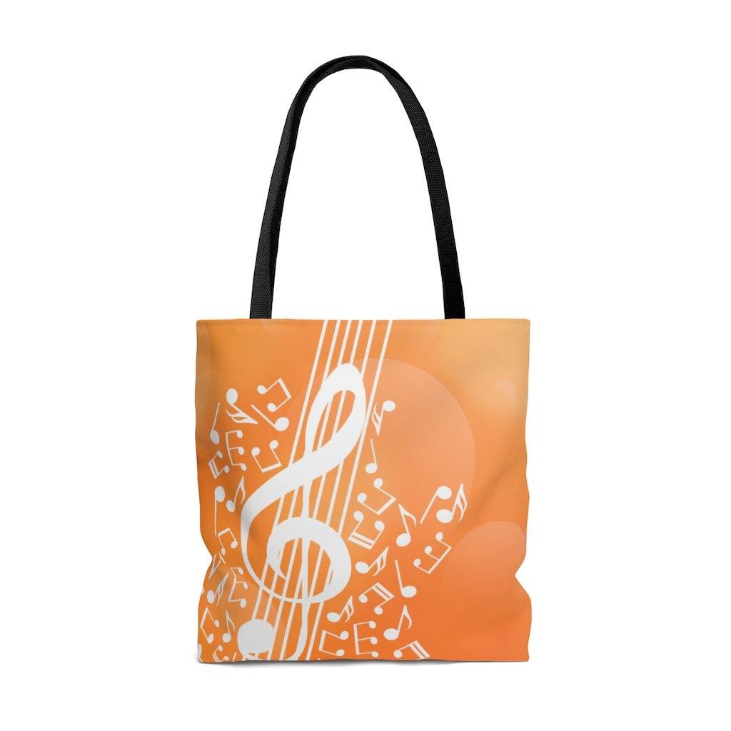Guitar Music Tote Bag - Music Gifts Depot