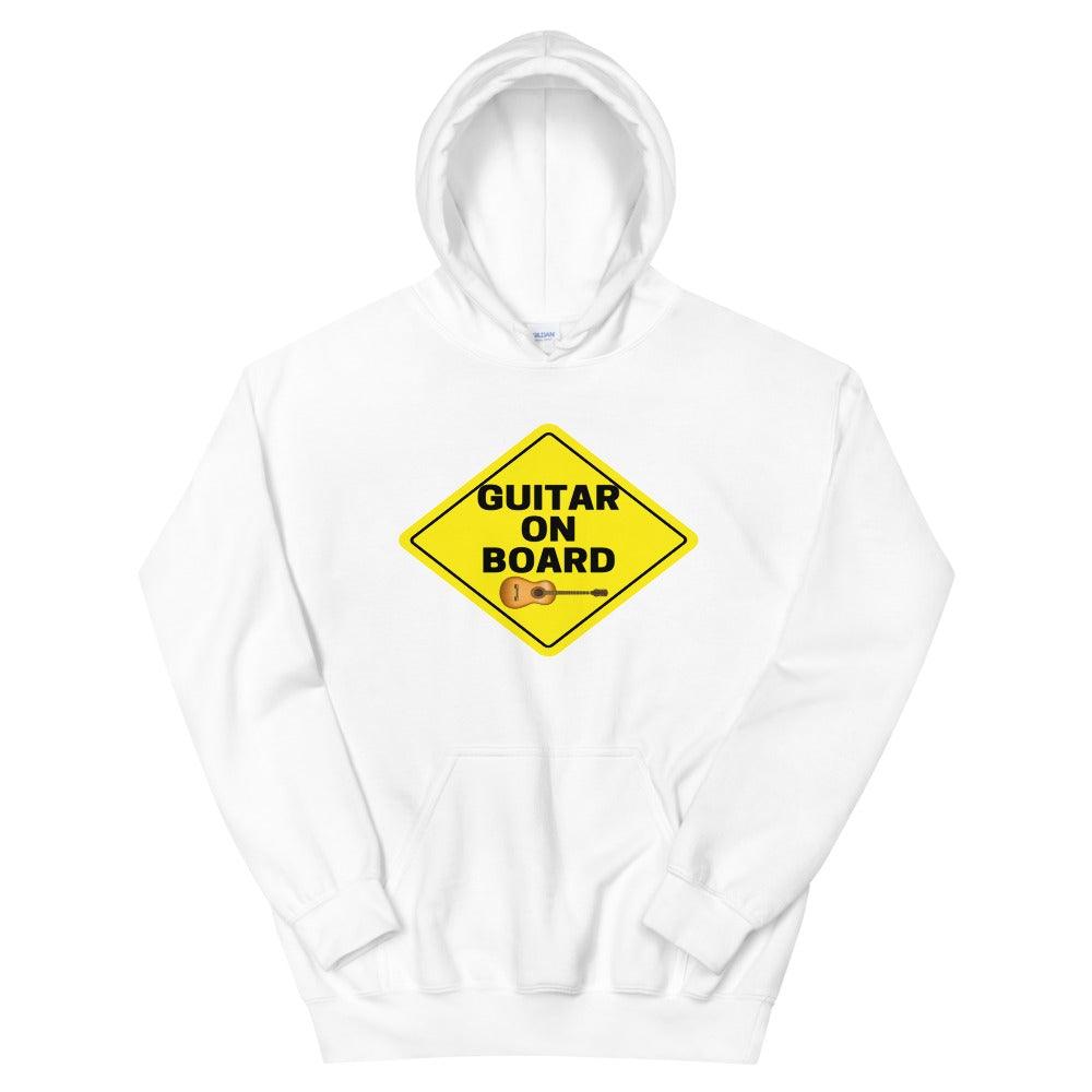 Guitar On Board Hoodie - Music Gifts Depot