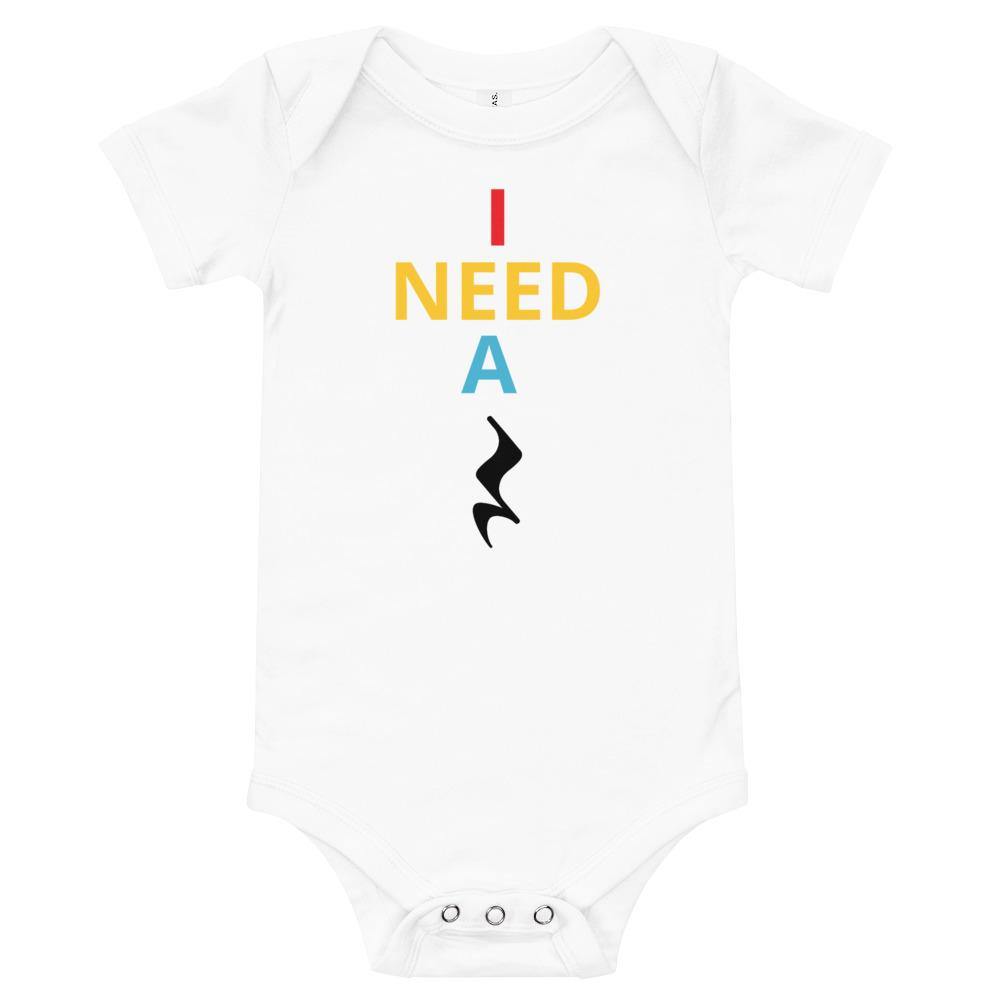 I Need A Rest Music Baby short sleeve one piece - Music Gifts Depot