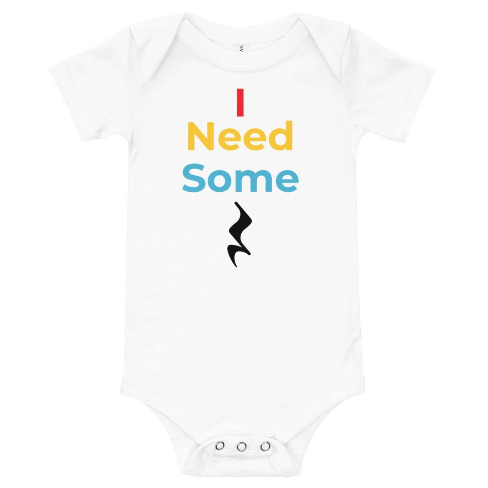 I Need Some Rest Music Baby short sleeve one piece - Music Gifts Depot