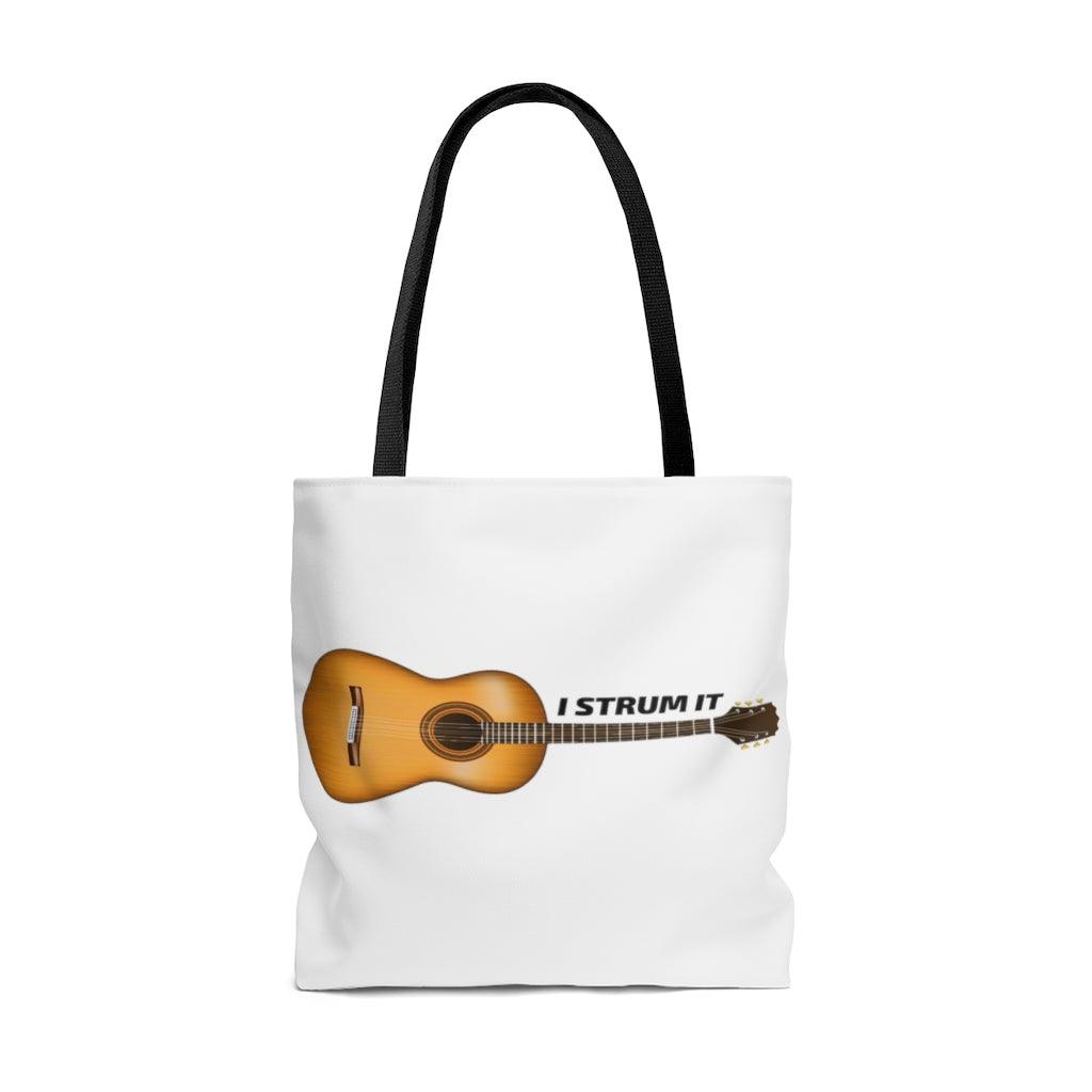 I Strum It Guitar Tote Bag - Music Gifts Depot