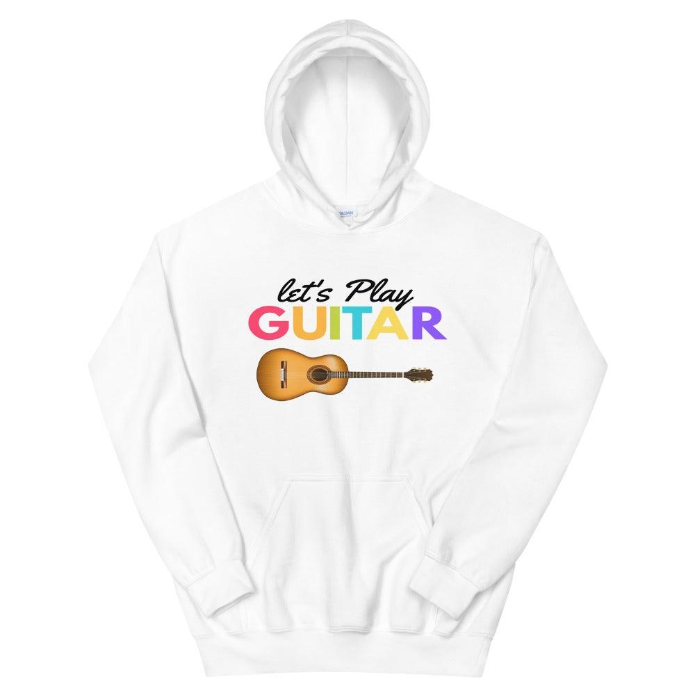 Let's Play Guitar Hoodie - Music Gifts Depot