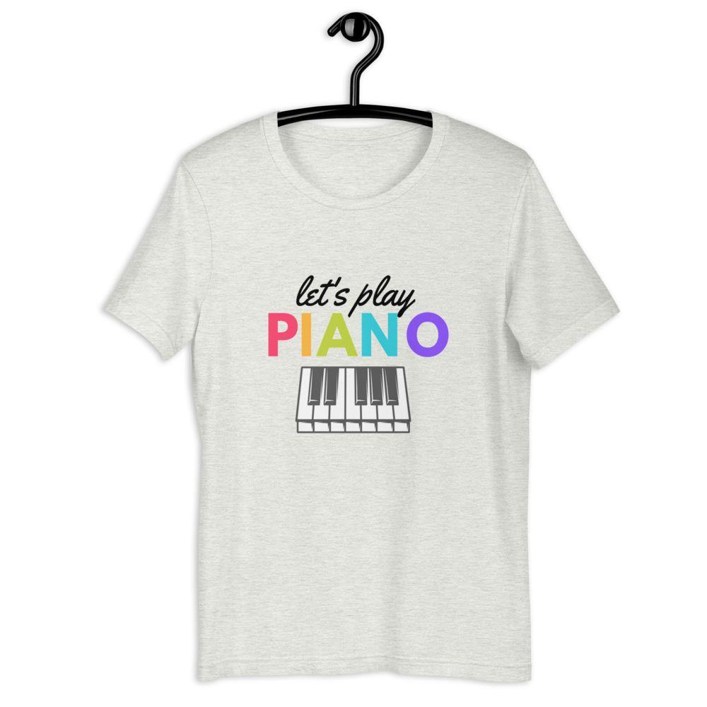 Let's Play Piano T-Shirt - Music Gifts Depot