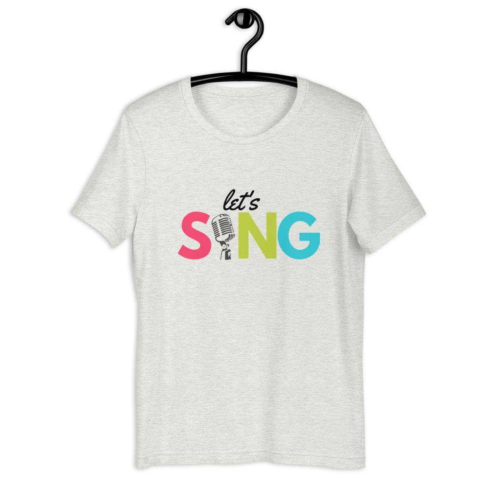 Let's Sing T-Shirt - Music Gifts Depot