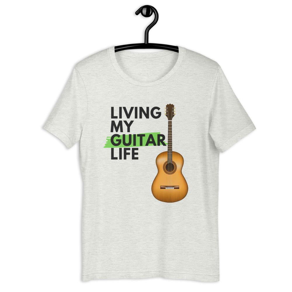 Living My Guitar Life T-Shirt - Music Gifts Depot