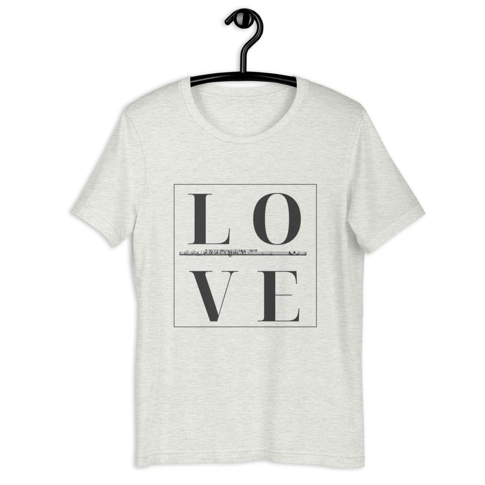 Love Flute T-Shirt - Music Gifts Depot