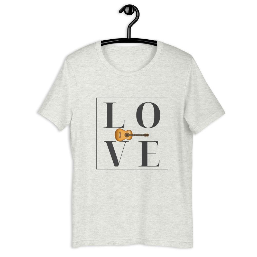 Love Guitar T-Shirt - Music Gifts Depot