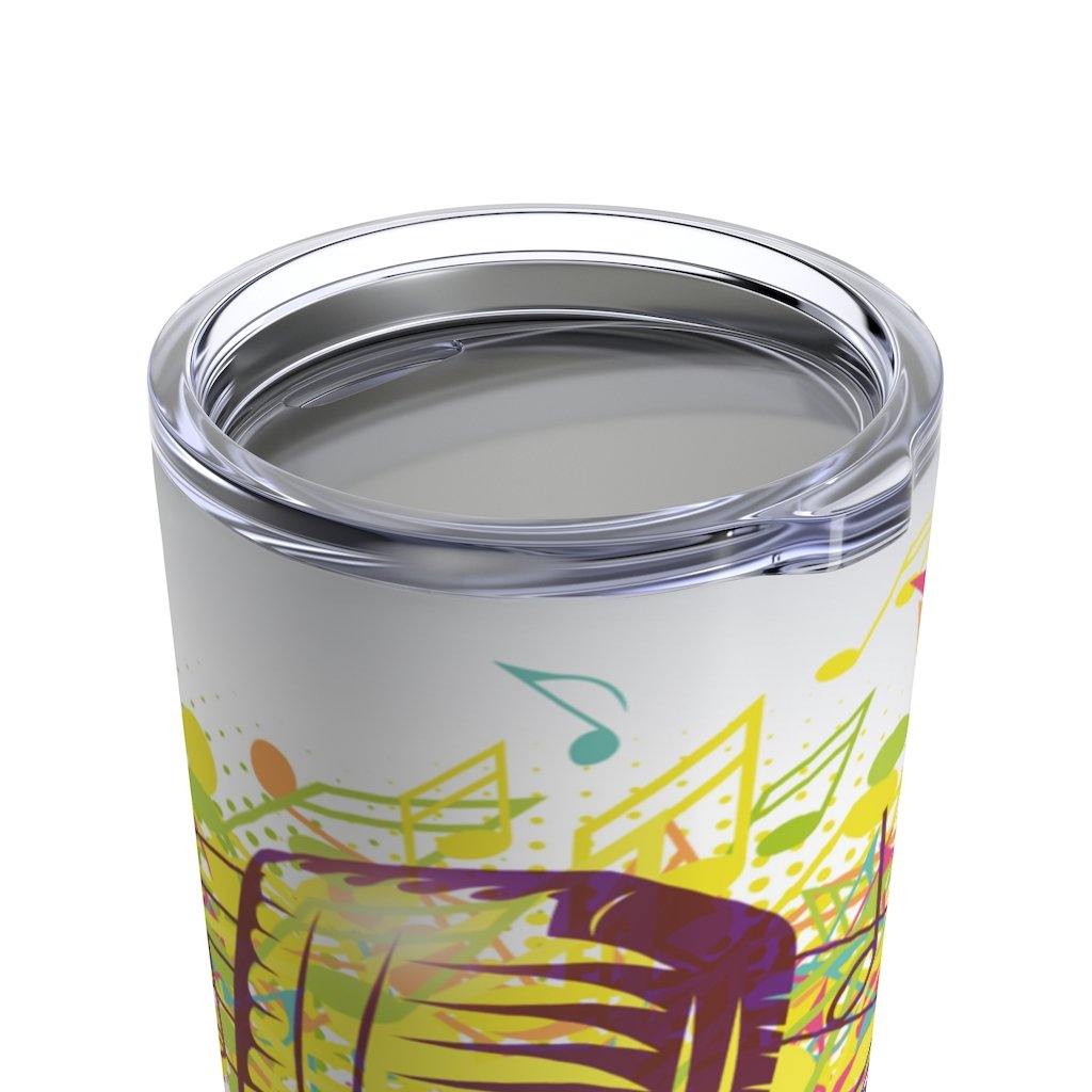 Microphone Singer Tumbler 20oz - Music Gifts Depot