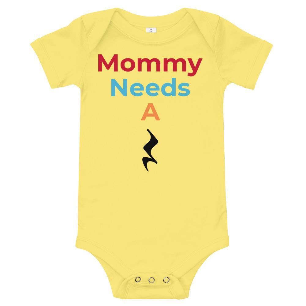 Mommy Needs a Rest Music Baby short sleeve one piece - Music Gifts Depot