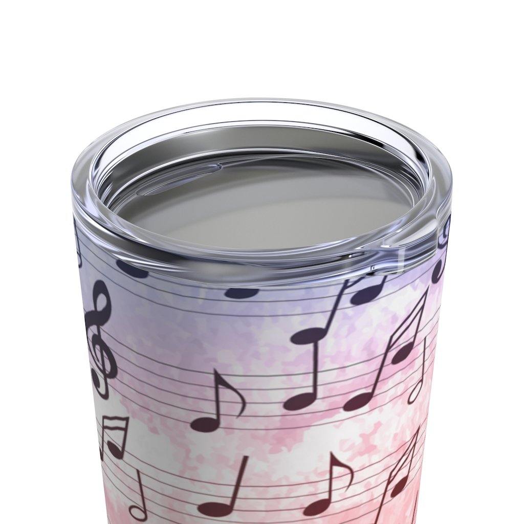 Multi Colored Music Note Tumbler 20oz - Music Gifts Depot