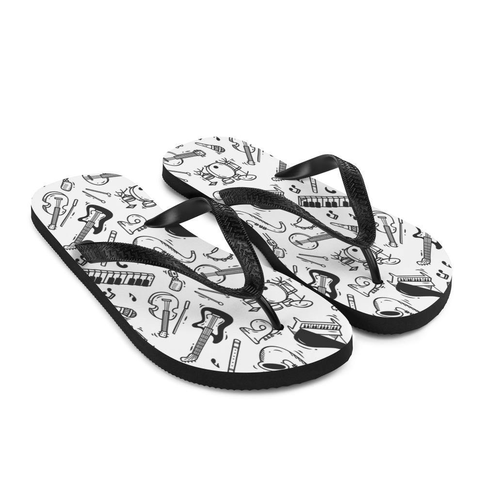Music Instruments Flip-Flops - Music Gifts Depot