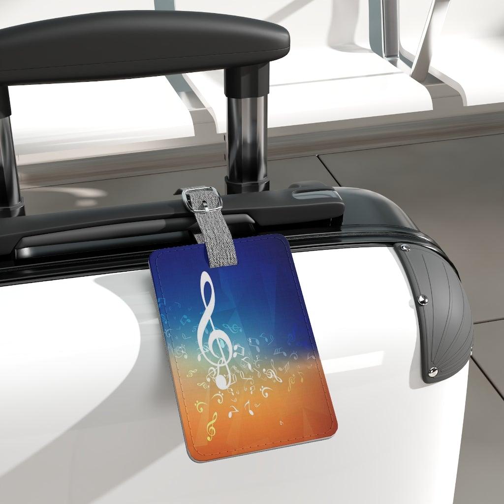 Music Luggage and Instrument Case Tag - Music Gifts Depot