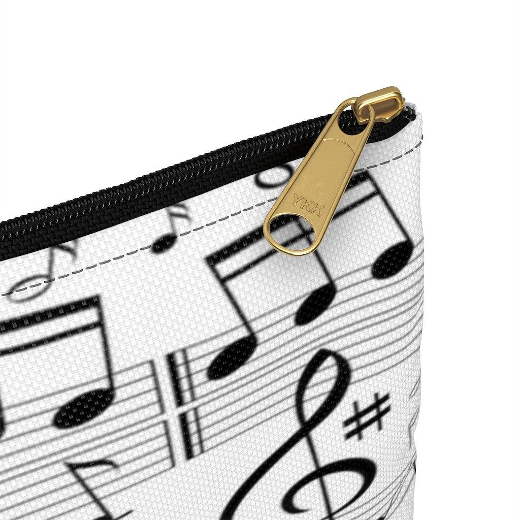 Music Note Accessory Pouch - Music Gifts Depot