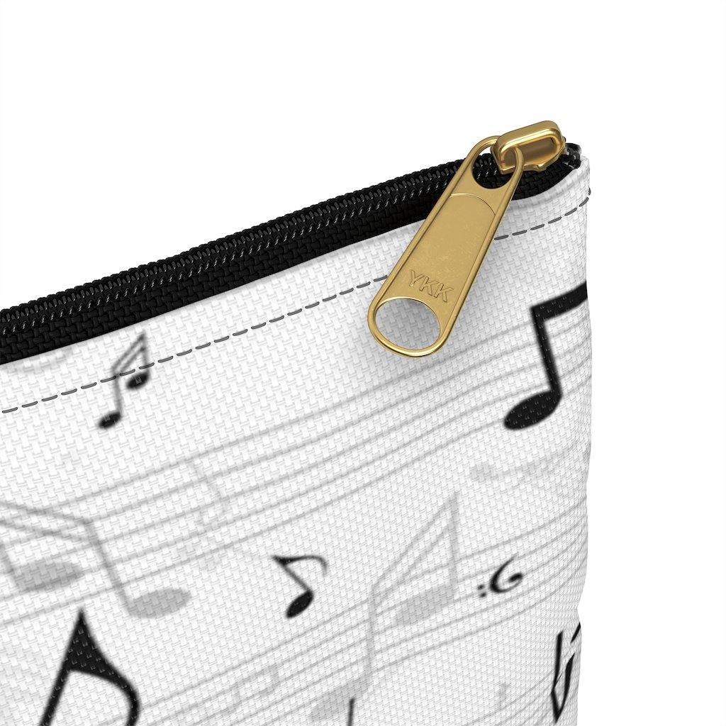 Music Note Accessory Pouch - Music Gifts Depot