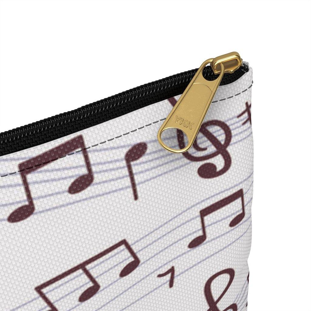 Music Note Accessory Pouch - Music Gifts Depot