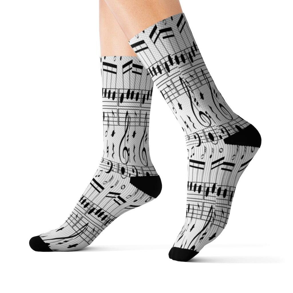 Music Note Socks - Music Gifts Depot
