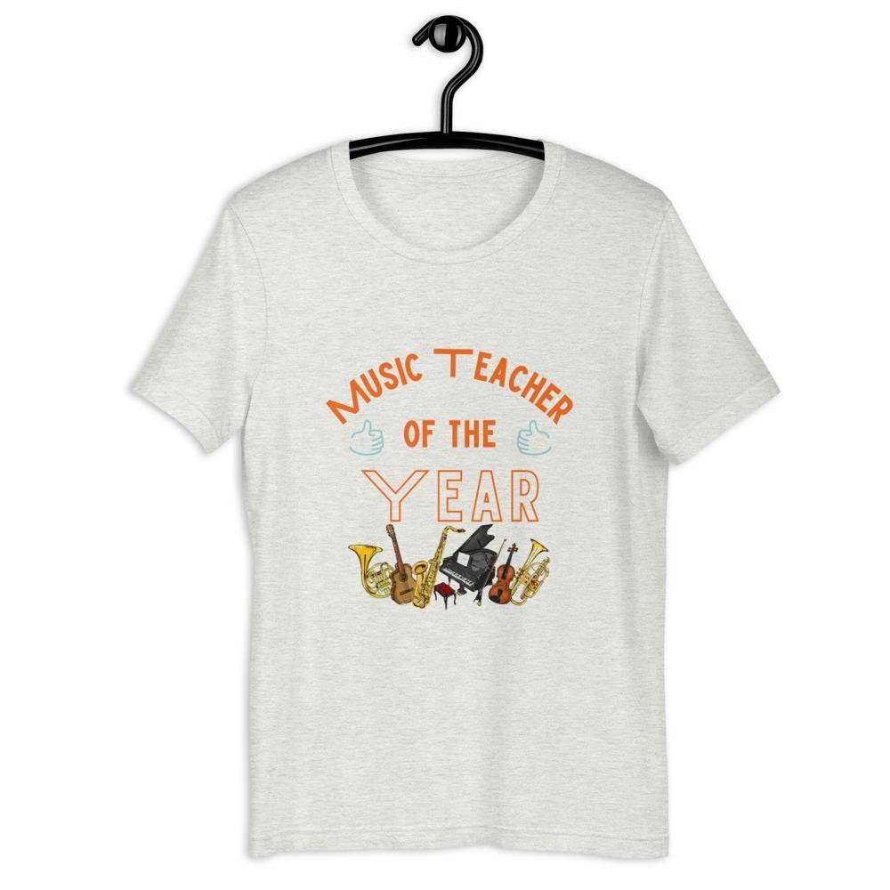 Music Teacher Of The Year T-Shirt - Music Gifts Depot