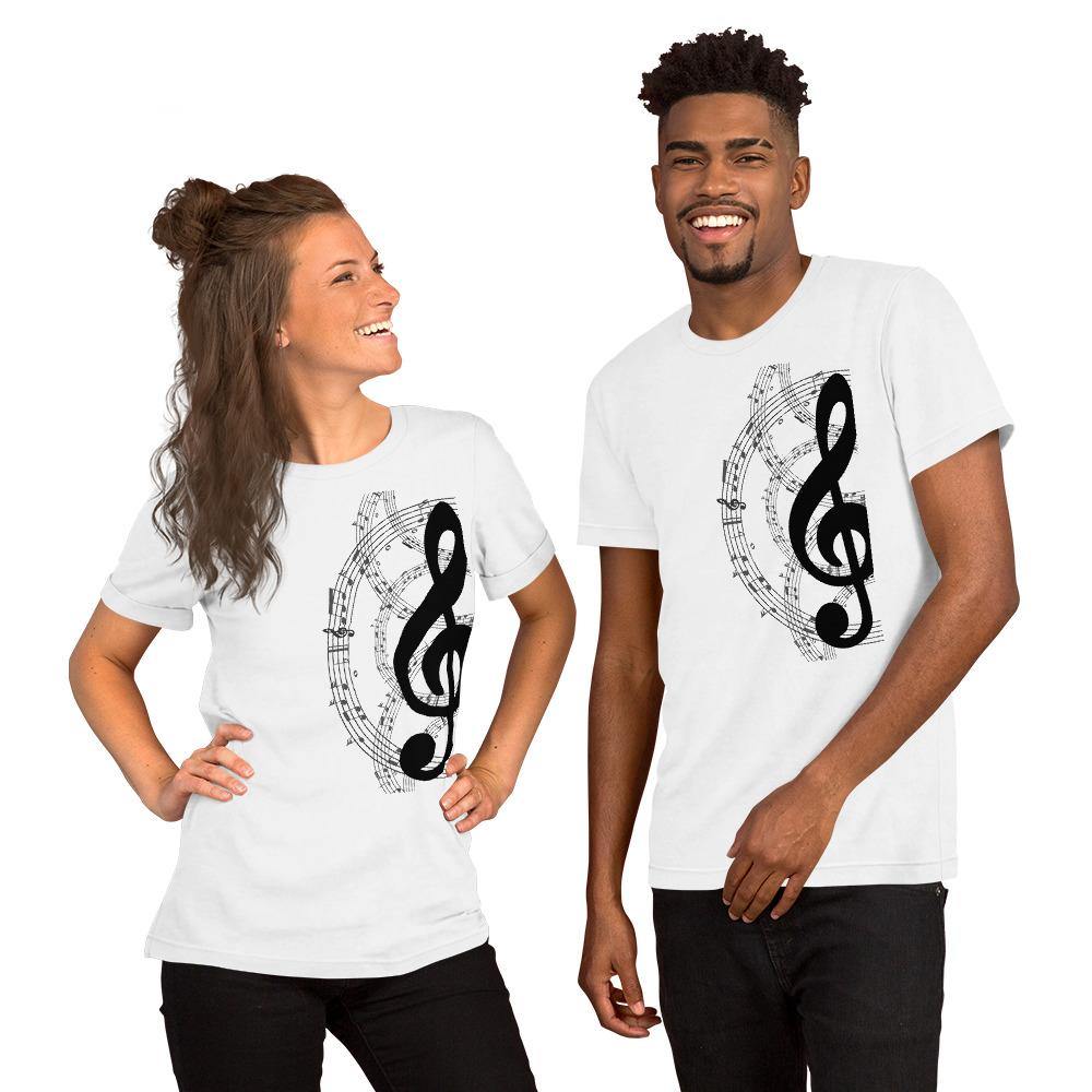 Music Treble Clef T-Shirt - Music Gifts Depot