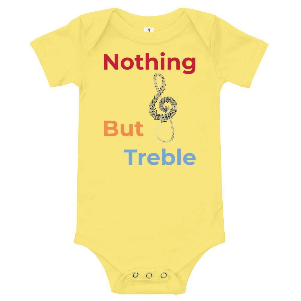 Nothing But Treble Music Baby short sleeve one piece - Music Gifts Depot