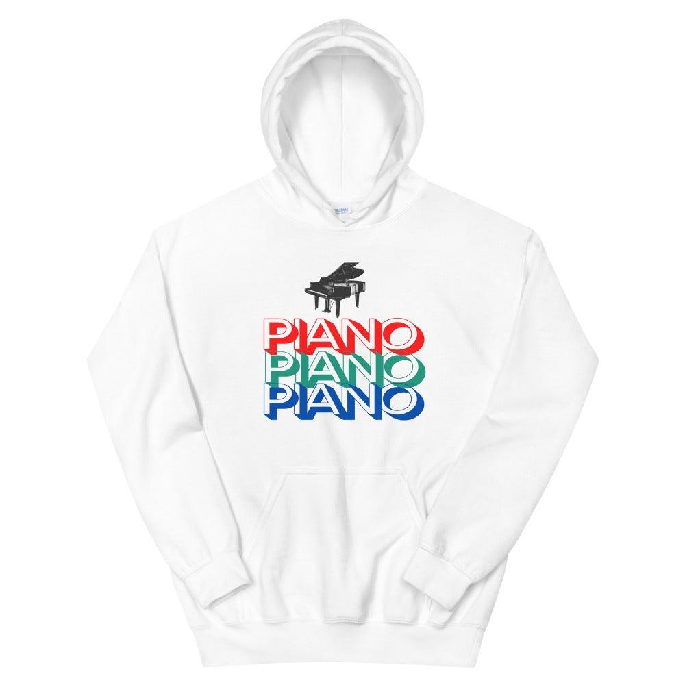 Piano Hoodie - Music Gifts Depot