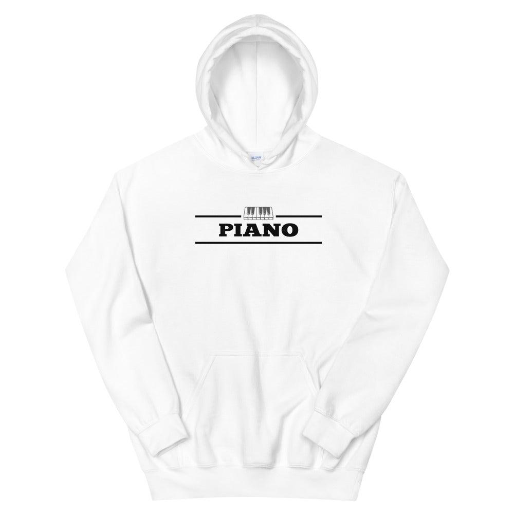 Piano Hoodie - Music Gifts Depot