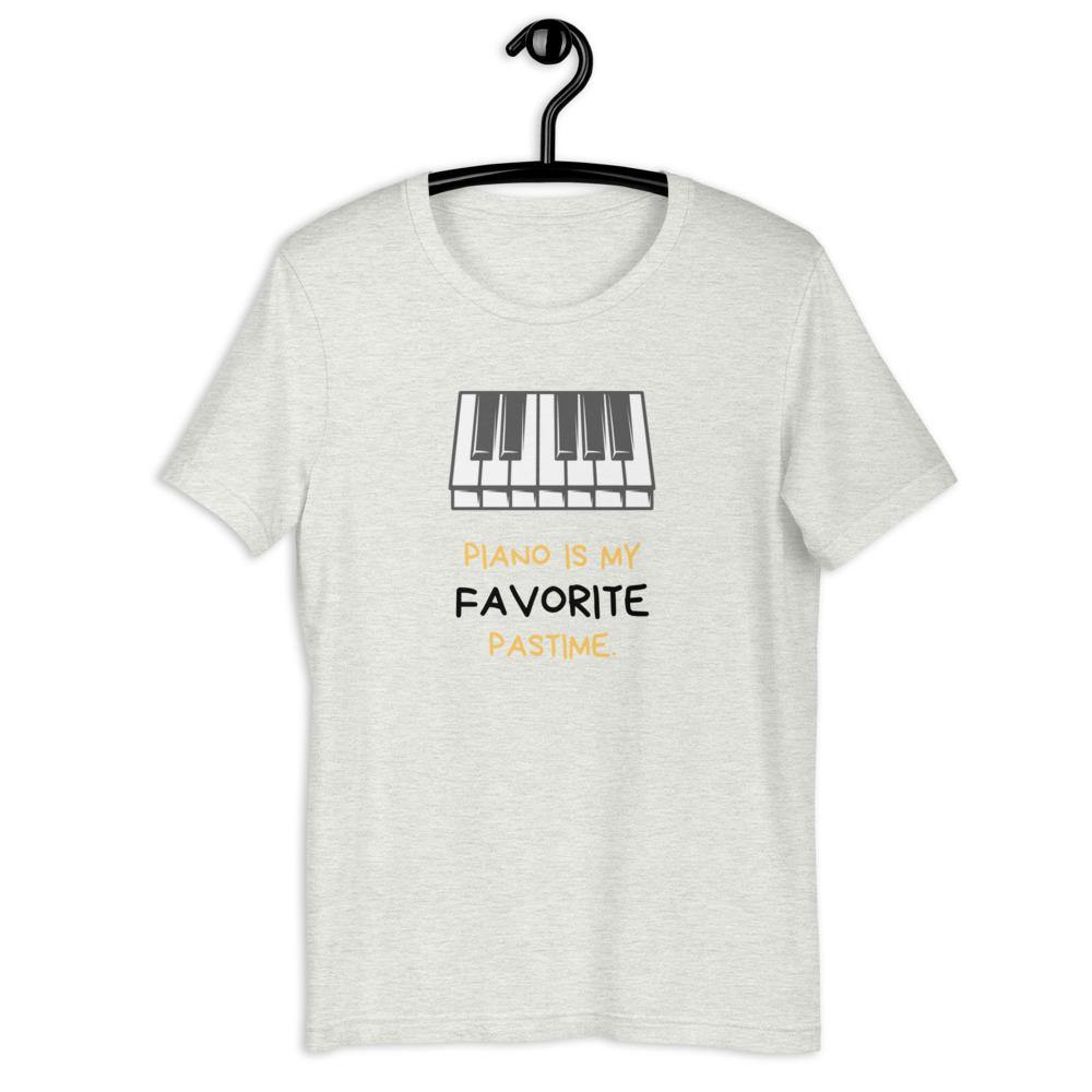 Piano Is My Favorite Pastime T-Shirt - Music Gifts Depot