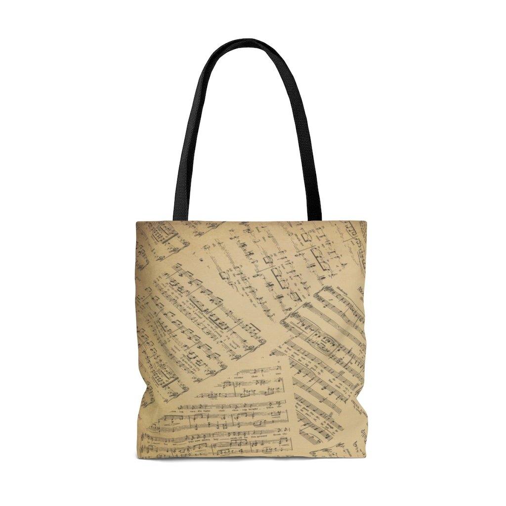 Sheet Music Tote Bag - Music Gifts Depot