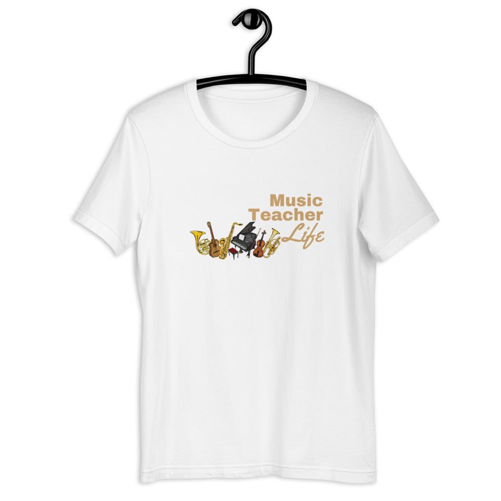 Music Teacher Life Unisex T-Shirt - Music Gifts Depot