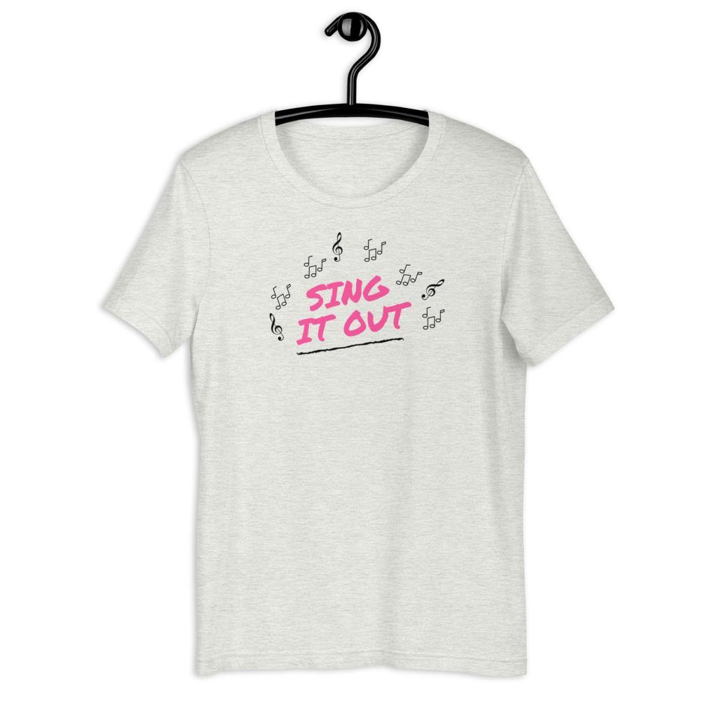 Sing It Out T-Shirt - Music Gifts Depot
