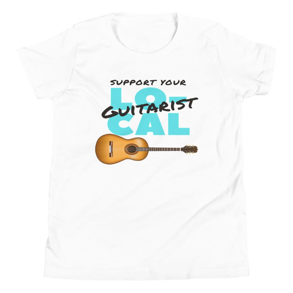 Support Your Local Guitarist Youth Kids T-Shirt - Music Gifts Depot