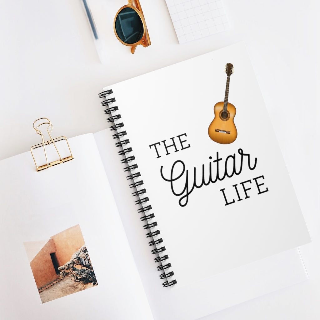 The Guitar Life Spiral Notebook - Music Gifts Depot