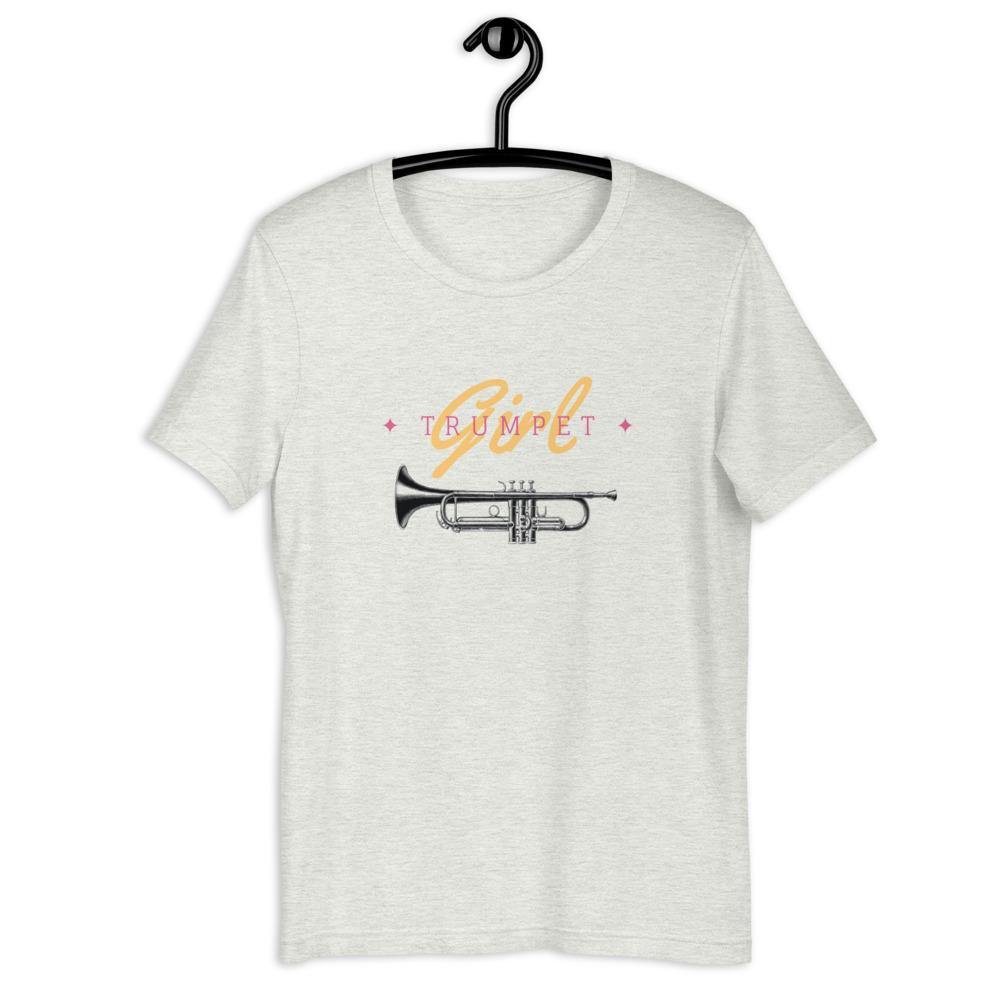 Trumpet Girl T-Shirt - Music Gifts Depot