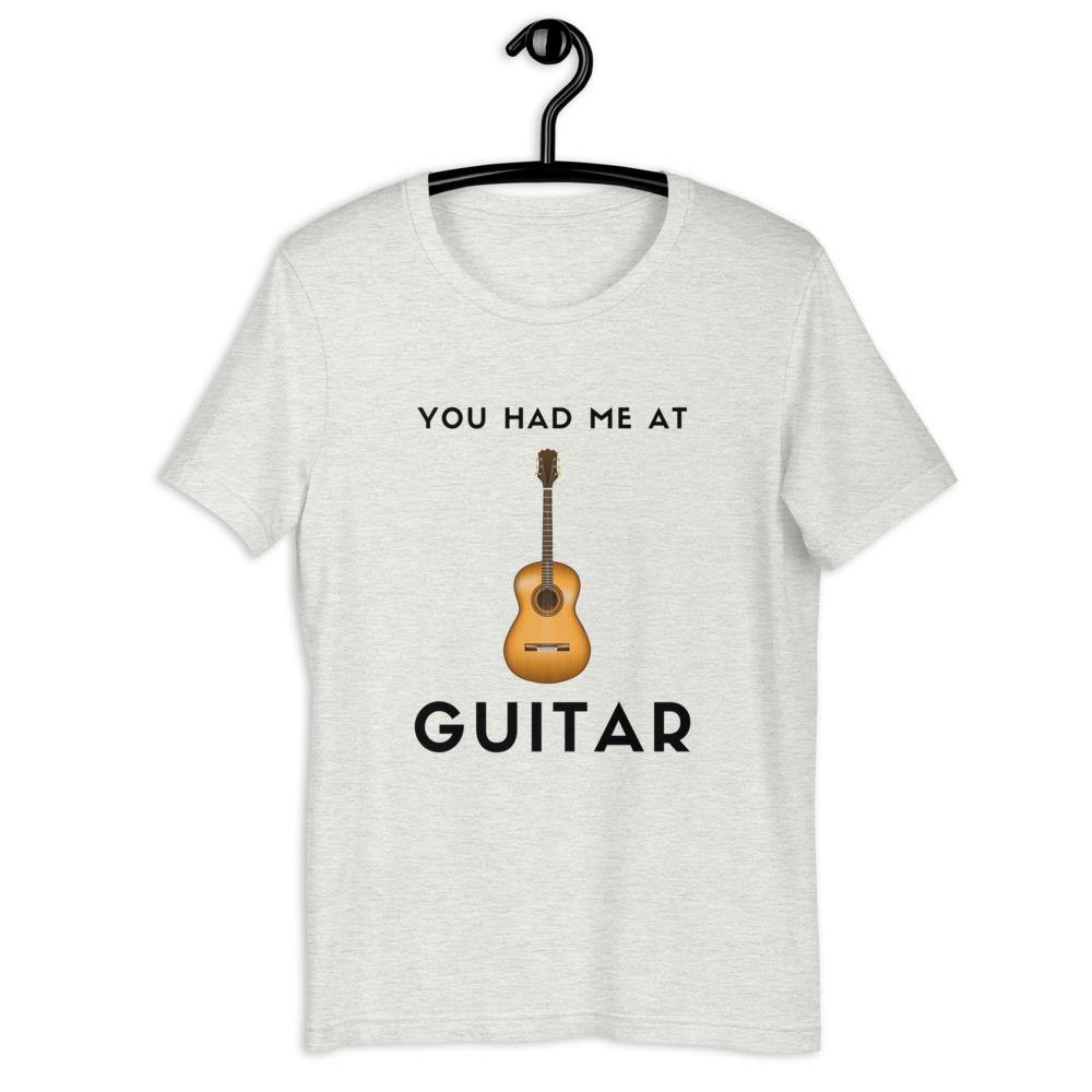 You Had Me At Guitar T-Shirt - Music Gifts Depot