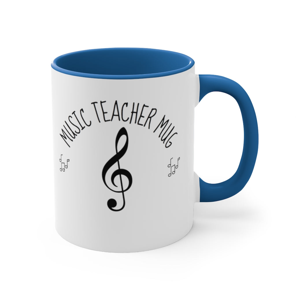 Music Teacher Coffee Mug, 11oz - Music Gifts Depot