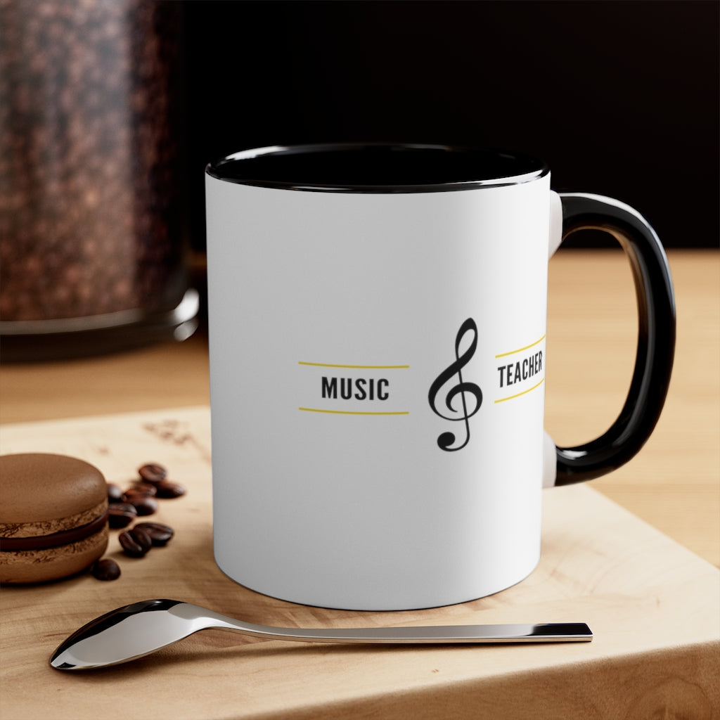 Music Teacher Coffee Mug, 11oz - Music Gifts Depot