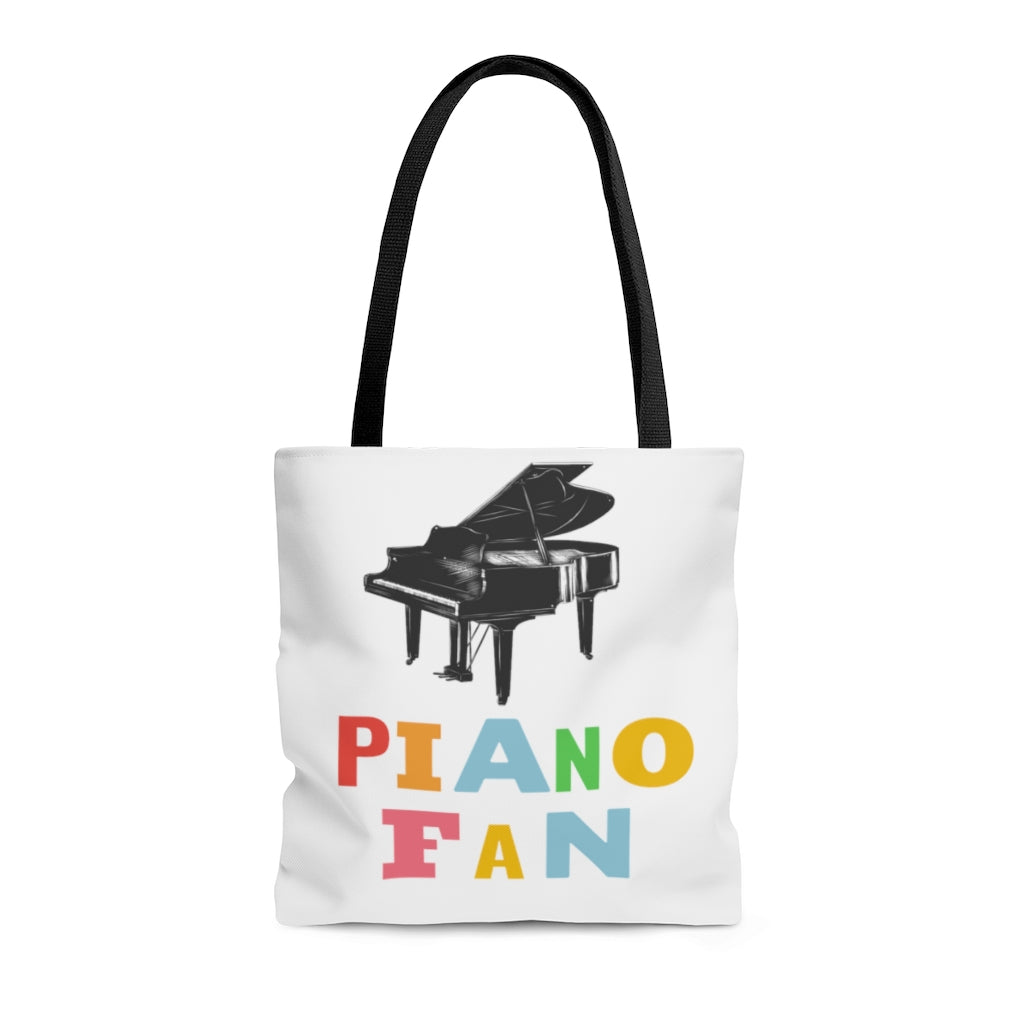 Piano Fan Tote Bag | Music Gifts Depot
