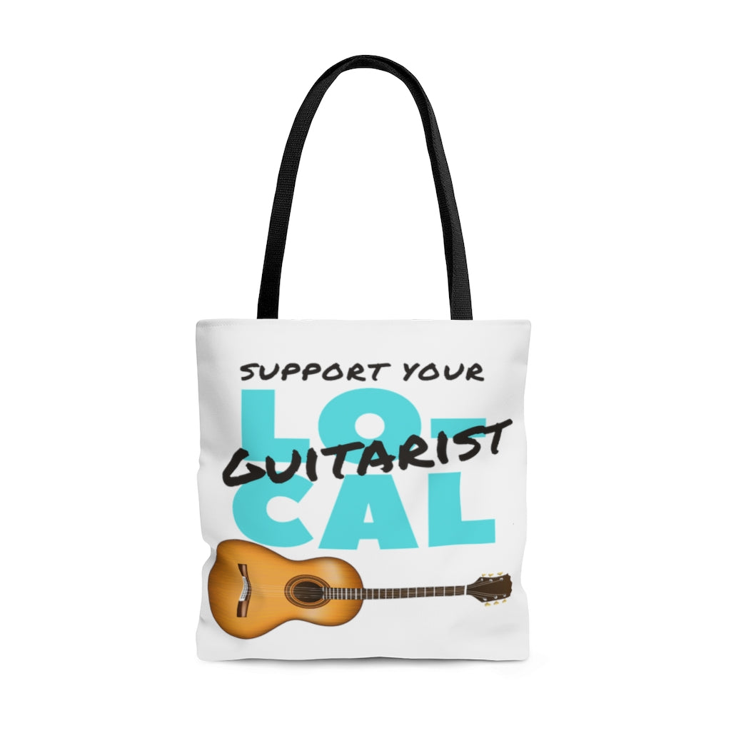 Support Your Local Guitarist Tote Bag | Music Gifts Depot