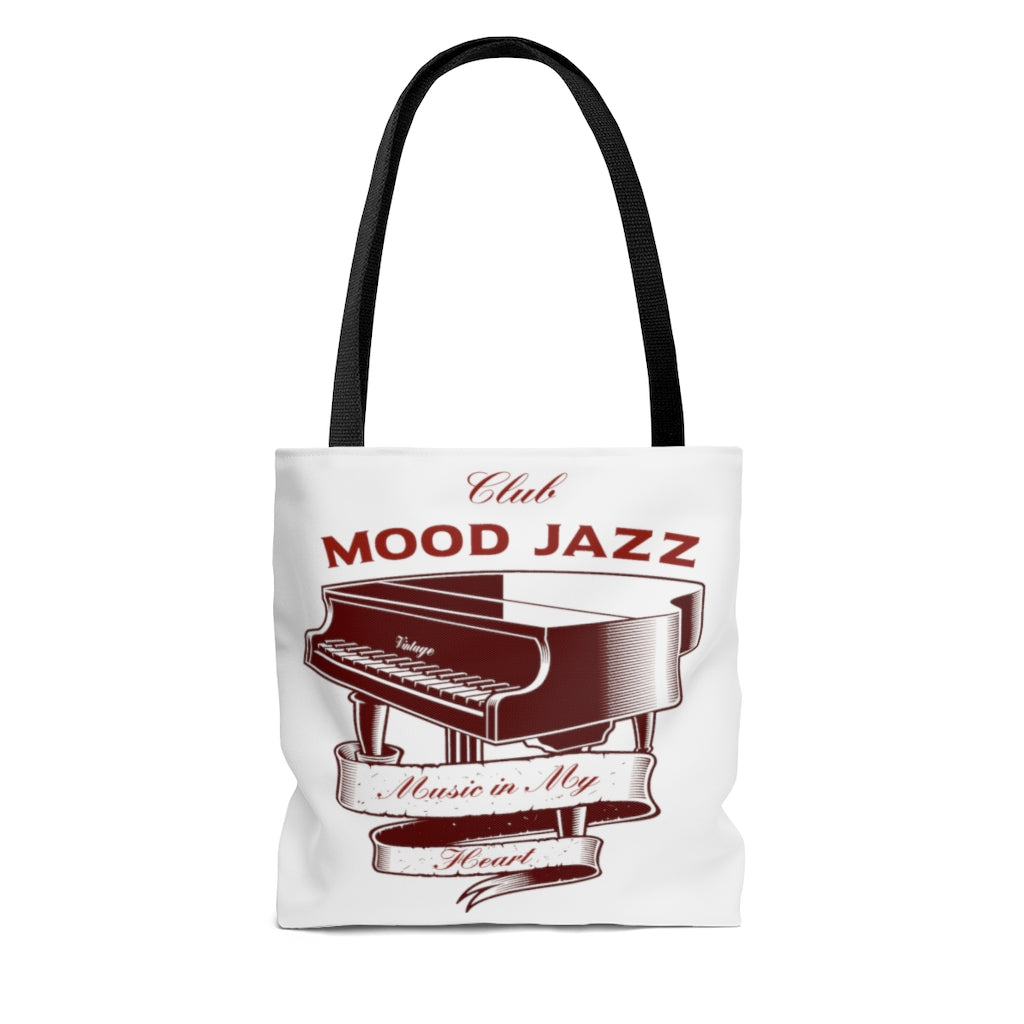 Music In My Heart Piano Tote Bag | Music Gifts Depot