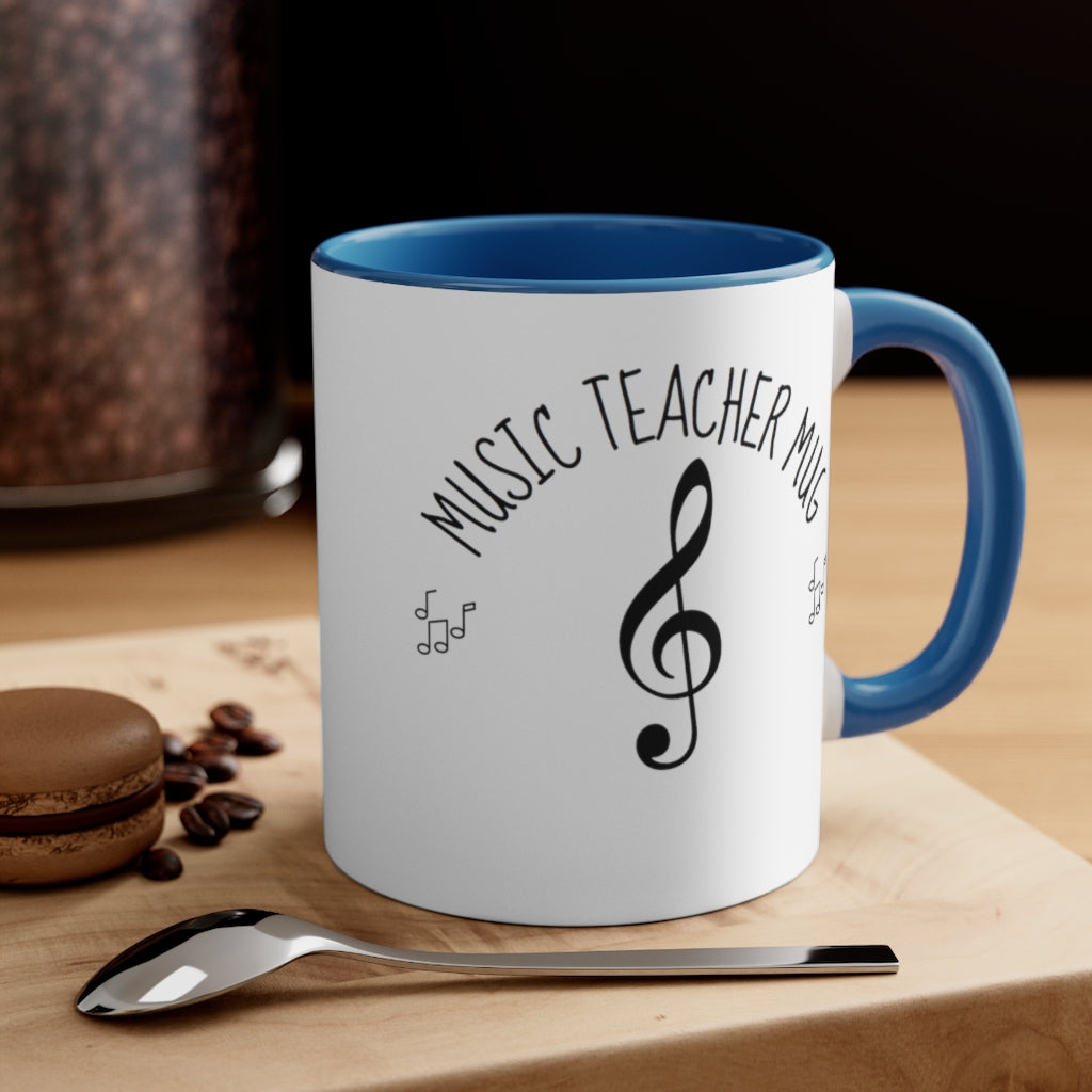 Music Teacher Coffee Mug, 11oz - Music Gifts Depot