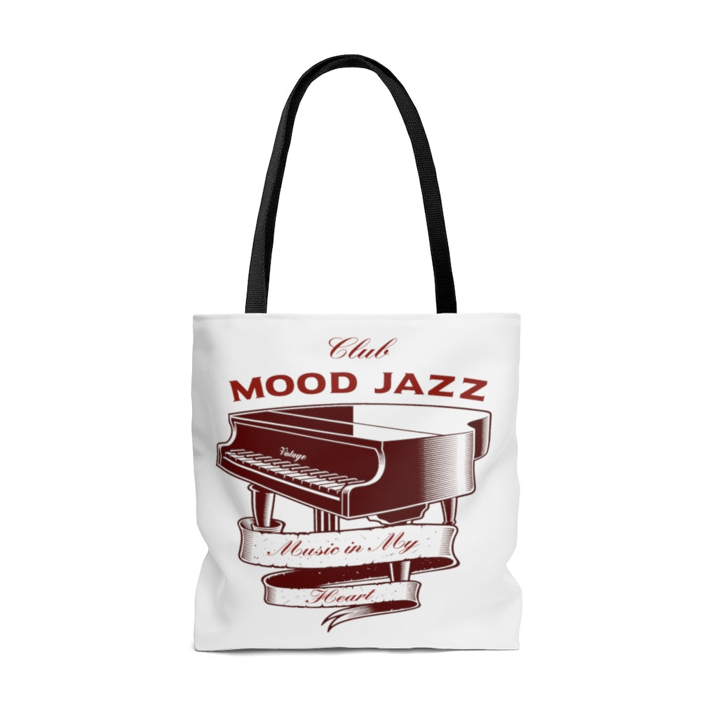 Music In My Heart Piano Tote Bag | Music Gifts Depot