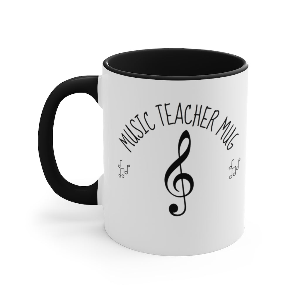 Music Teacher Coffee Mug, 11oz - Music Gifts Depot