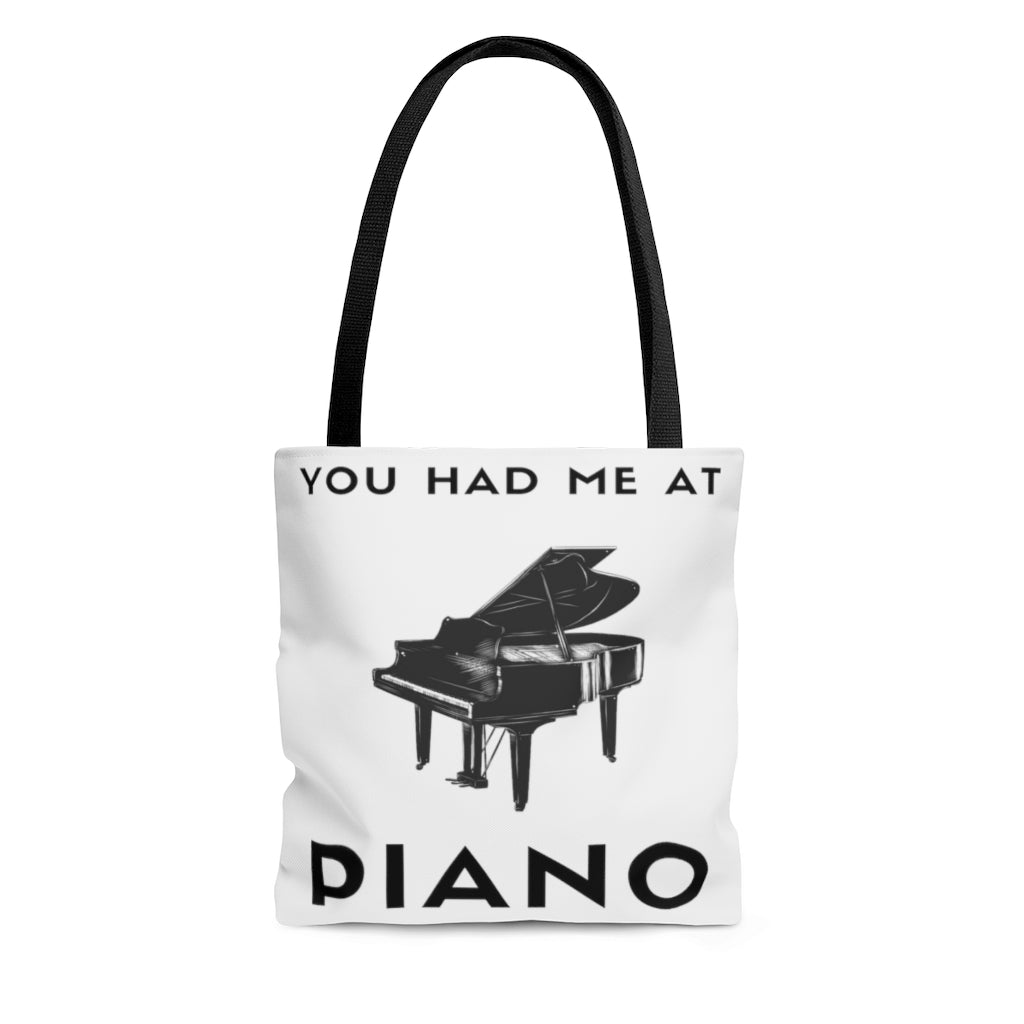 You Had Me At Piano Tote Bag | Music Gifts Depot