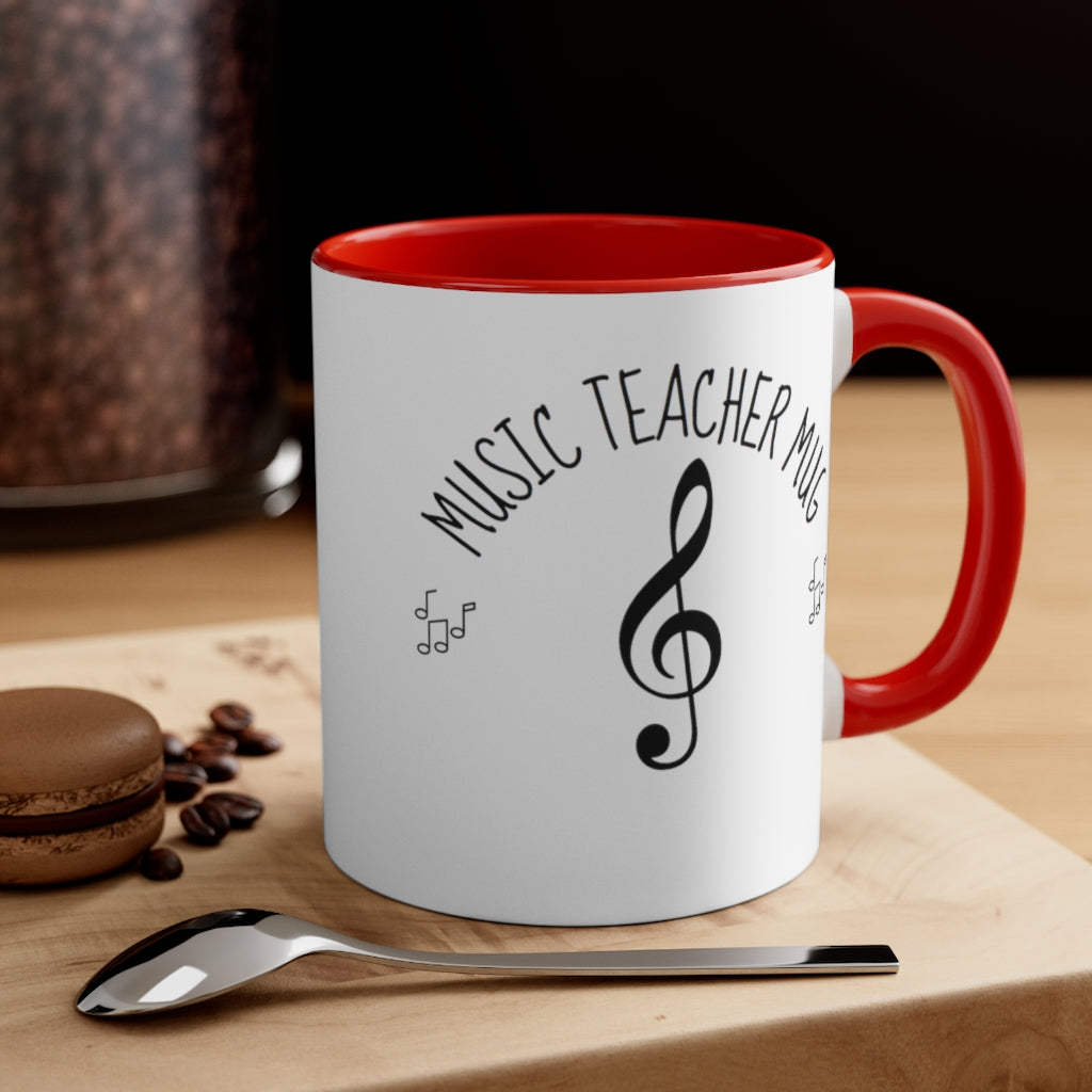 Music Teacher Coffee Mug, 11oz - Music Gifts Depot