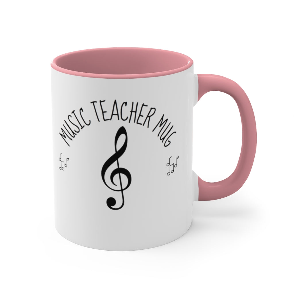 Music Teacher Coffee Mug, 11oz - Music Gifts Depot